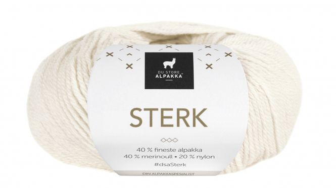 Hovedbilde 851 Hvit - Du Store Alpakka, Sterk