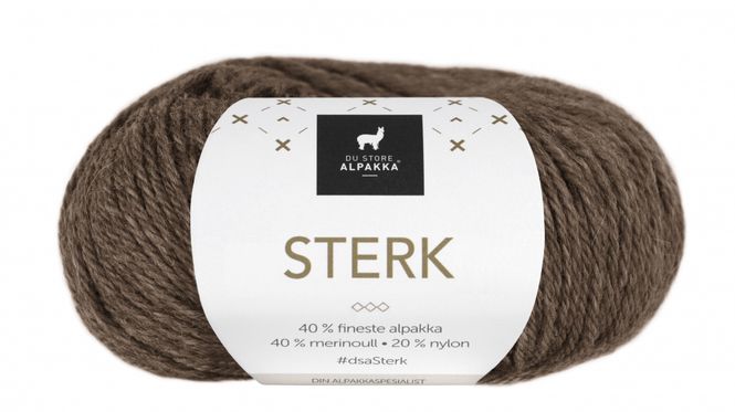 Hovedbilde 824 Brun Melert - Du Store Alpakka, Sterk