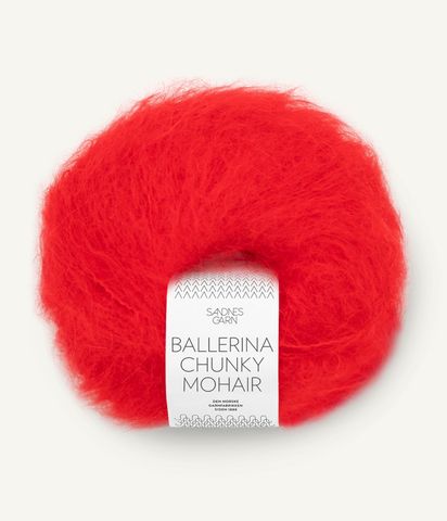 Hovedbilde 4018 Scarlet Red - Sandnes Garn, Ballerina Chunky ...