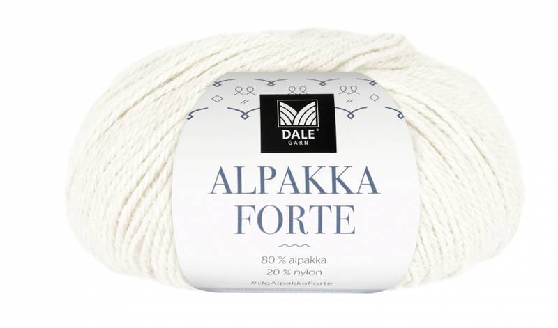 717 Hvit - Dale Garn, Alpakka Forte