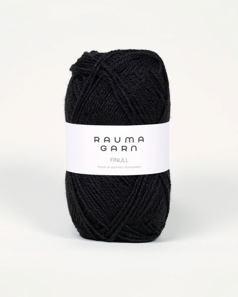 410 Sausesvart - Rauma Garn, Finull Pt2