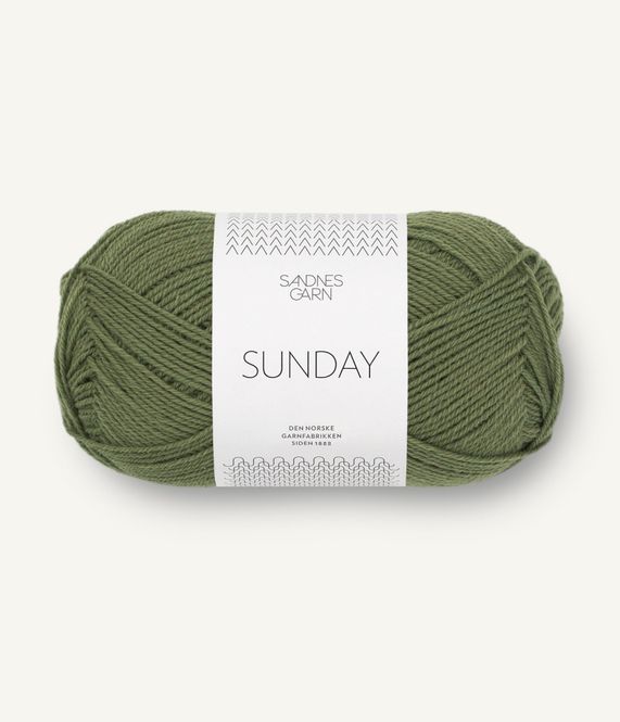 Hovedbilde 9062 Olive Green - Sandnes Garn, Sunday