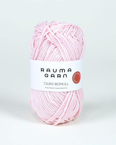 Hovedbilde 231 Lys Rosa - Rauma Garn, Tjukk Bomull