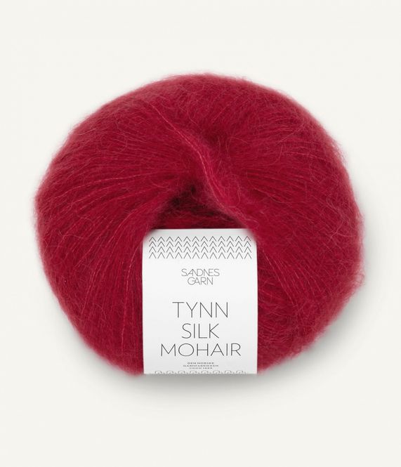 Hovedbilde 4236 Deep Red - Sandnes Garn, Tynn Silk Mohair