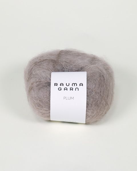 030 Beige - Rauma Garn, Plum
