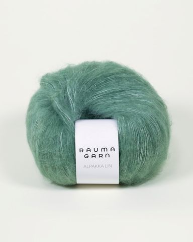 Hovedbilde 1364 Jadegr&oslash;nn - Rauma Garn, Alpakka Lin