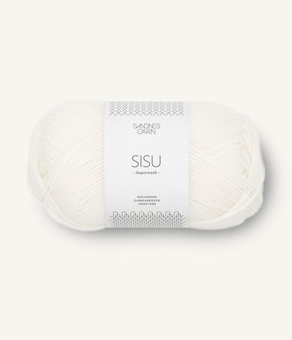 Hovedbilde 1001 True White - Sandnes Garn, Sisu
