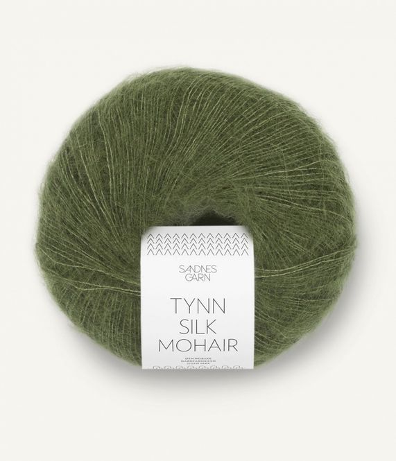 Hovedbilde 9062 Olive Green - Sandnes Garn, Tynn Silk Mohair