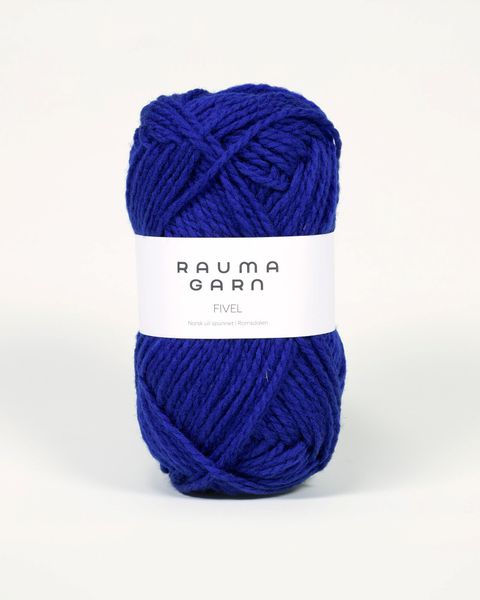 03 M&oslash;rk Bl&aring; - Rauma Garn, Fivel