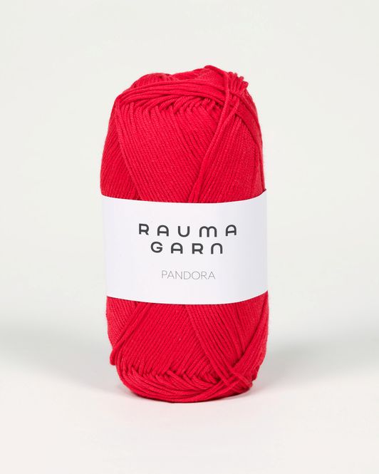 Hovedbilde 259 Rød - Rauma Garn, Pandora
