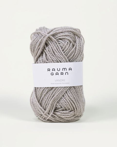 15 Gr&aring;beige - Rauma Garn, Vandre