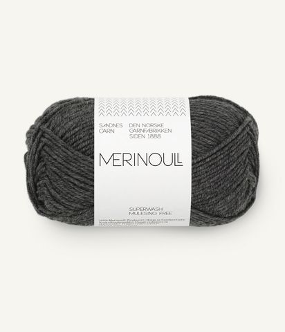 Hovedbilde 1065 Charcoal Melange - Sandnes Garn, Merinoull