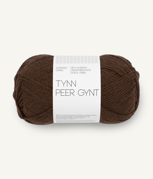 3082 Dark Brown - Sandnes Garn, Tynn Peer Gynt
