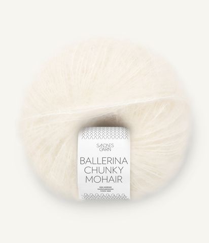 Hovedbilde 1001 True White - Sandnes Garn, Ballerina Chunky ...