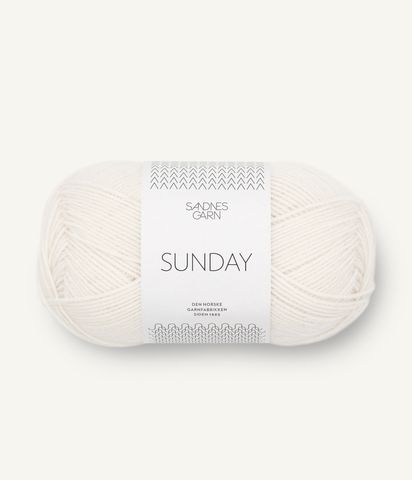 Hovedbilde 1001 True White - Sandnes Garn, Sunday