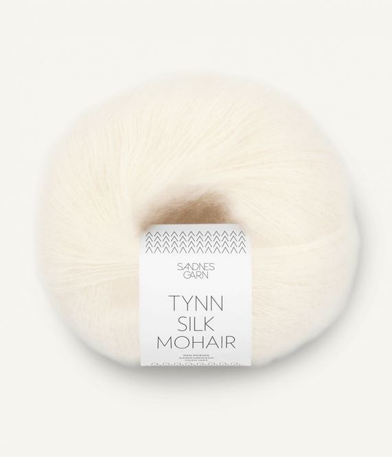 Hovedbilde 1012 Natural White - Sandnes Garn, Tynn Silk ...