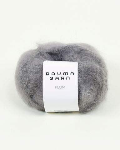 Hovedbilde 119 M&oslash;rk Gr&aring; - Rauma Garn, Plum
