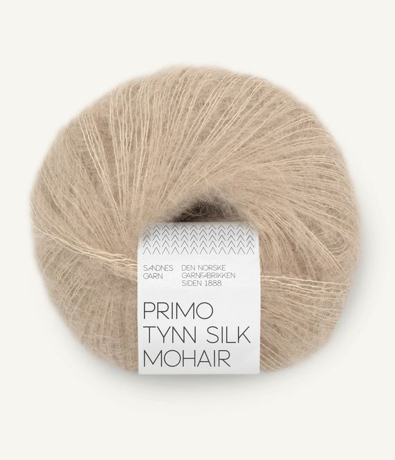 Hovedbilde 3021 Light Beige - Sandnes Garn, Primo Tynn Silk ...
