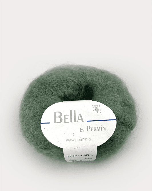 Hovedbilde 69 Støvet Grønn - Permin, Bella Mohair