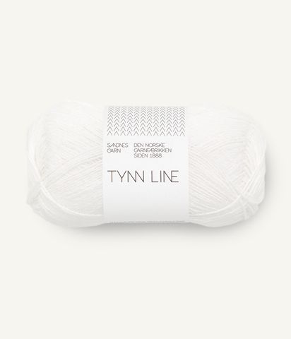 Hovedbilde 1001 True White - Sandnes Garn, Tynn Line
