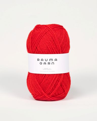 Hovedbilde 43 R&oslash;d - Rauma Garn, Lamull