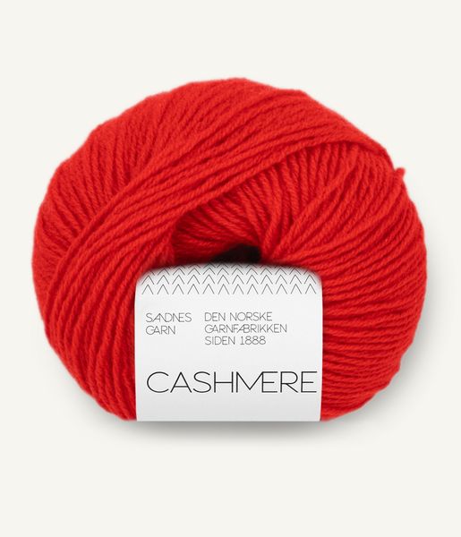 4018 Scarlet Red - Sandnes Garn, Cashmere